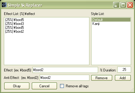 Simple \k Replacer